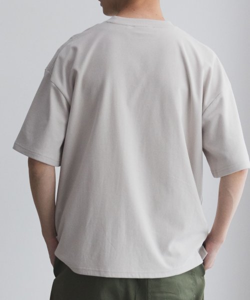 MAC HOUSE(men)(マックハウス（メンズ）)/DISCUS ディスカス ポンチ素材 COOLMAX Tシャツ 4273－0100/img14