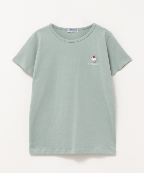 MAC HOUSE(kid's)(マックハウス（キッズ）)/T－GRAPHICS ティーグラフィックス スイーツ刺繍Tシャツ MAG24145/img01