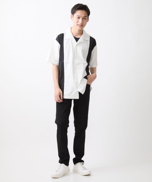 MK homme(エムケーオム)/リラックスオープンカラーシャツ / デザイン刺繍　/img01