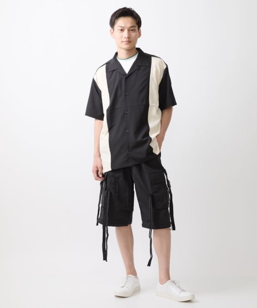 MK homme(エムケーオム)/リラックスオープンカラーシャツ / デザイン刺繍　/img02