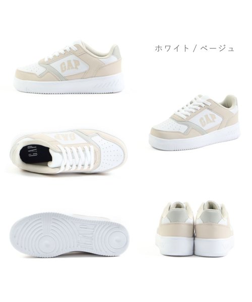 GAP ギャップ レディース スニーカー メンズ 厚底 軽い 軽量 ホワイトスニーカー ZE－GPU52411 人気・おすすめ｜使いやすい・旅行におすすめ 品質保証 全国発送 在庫限り