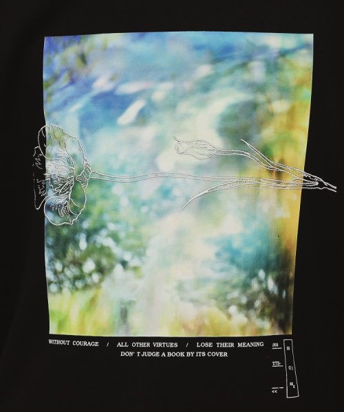 tk.TAKEO KIKUCHI(ティーケー　タケオキクチ)/アブストピクチャーTシャツ/img14