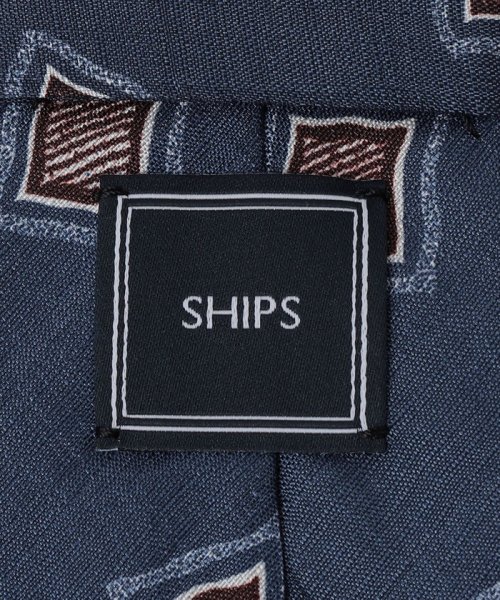 SHIPS MEN(シップス　メン)/SHIPS: LUXURY シルク プリント スクエア コモン ネクタイ/img02