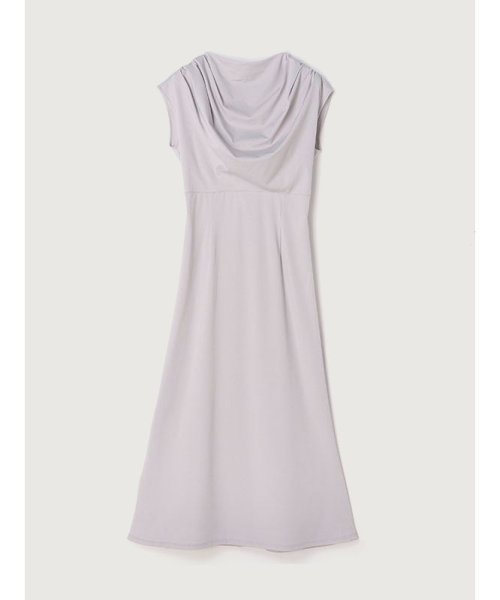 フロントドレープジャージーワンピース 着丈 バスト ウエスト ヒップ