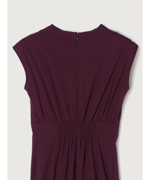 フロントドレープジャージーワンピース 着丈 バスト ウエスト ヒップ