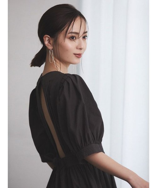 バックオープンフレアワンピース 着丈 袖丈 肩幅 裄丈 ウエスト