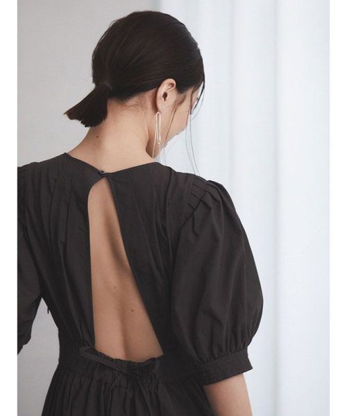 バックオープンフレアワンピース 着丈 袖丈 肩幅 裄丈 ウエスト