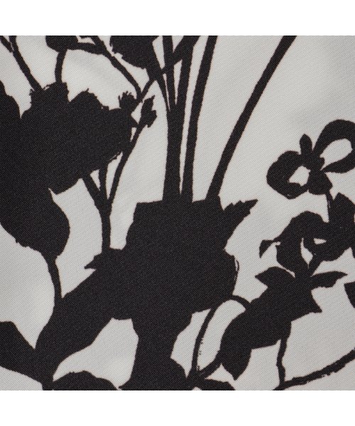 シルエットフラワーワイドパンツ 