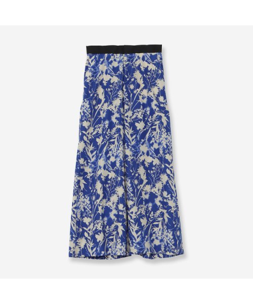 シルエットフラワーワイドパンツ 