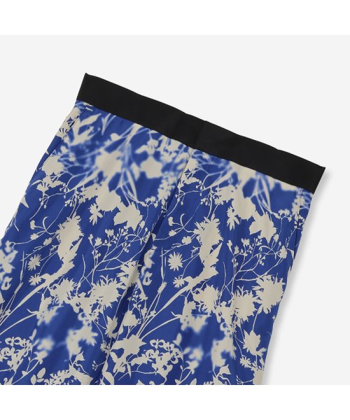 シルエットフラワーワイドパンツ 