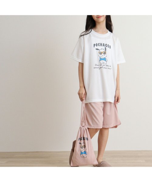 Sanrio characters(サンリオキャラクターズ)/ポチャッコ Tシャツ ハーフパンツ 上下 セット プリント サンリオ キャラクターズ/img01