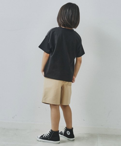 THE SHOP TK（KID）(ザ　ショップ　ティーケー（キッズ）)/【110－150/パパとおそろい】ブロッキングTシャツ/img04