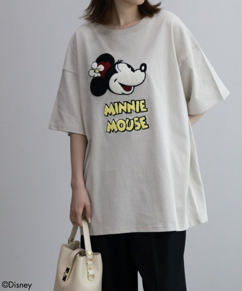 MAC HOUSE(women)(マックハウス（レディース）)/Disney / サガラ刺繍Tシャツ 4283－5522/img01