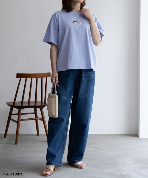 MAC HOUSE(women)(マックハウス（レディース）)/PEKO ワンポイント刺繍Tシャツ 3283－1706/img01
