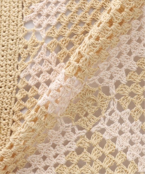 EDIFICE(エディフィス)/LA BOUCLE (ラブークル) hand crochet ニット シャツ/img16