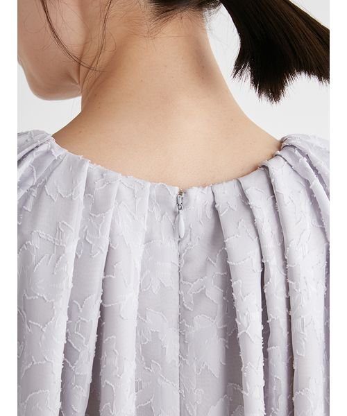 バルーンスリーブチュニックブラウス 予めご了承ください