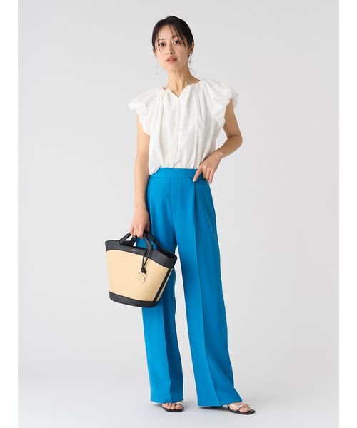 バルーンスリーブチュニックブラウス 予めご了承ください