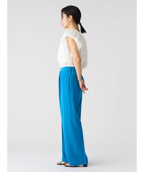 バルーンスリーブチュニックブラウス 予めご了承ください