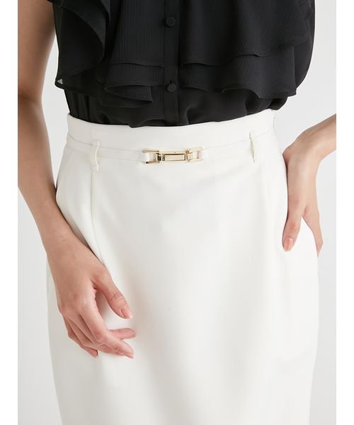 細ベルト付きタイトスカート 予めご了承ください