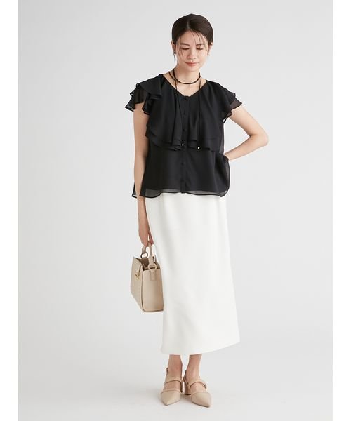 細ベルト付きタイトスカート 予めご了承ください