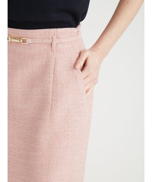 細ベルト付きタイトスカート 予めご了承ください