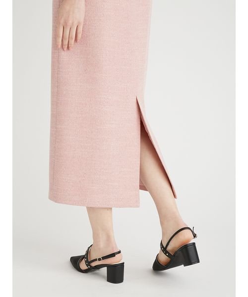 細ベルト付きタイトスカート 予めご了承ください