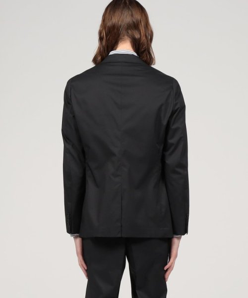 コットンポリウレタンハイカウント シングルブレステッド2Bジャケット 