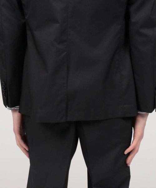 コットンポリウレタンハイカウント シングルブレステッド2Bジャケット 