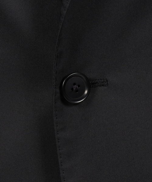 コットンポリウレタンハイカウント シングルブレステッド2Bジャケット 