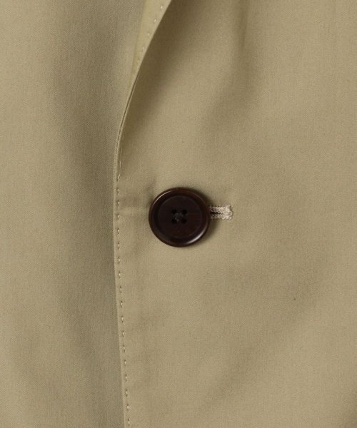 コットンポリウレタンハイカウント シングルブレステッド2Bジャケット 