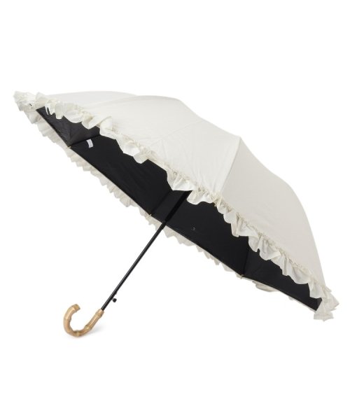 Ober Tashe(ESPERANZA／OberTashe)/完全遮光 遮光率100％ 晴雨兼用日傘 リボン折りたたみ傘/img01