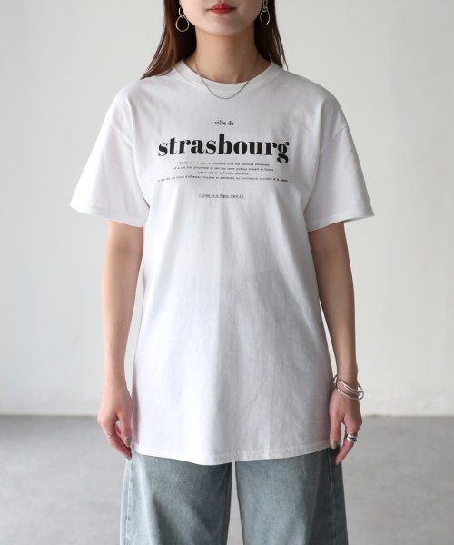 Riberry(リベリー)/【GILDAN】 strasbourgプリントTシャツ/img43