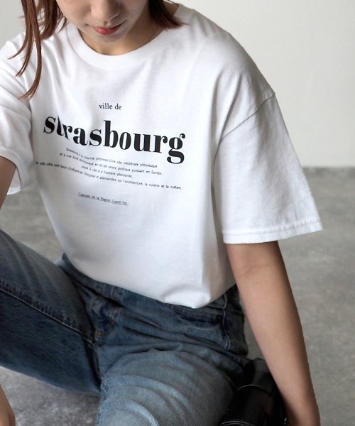 Riberry(リベリー)/【GILDAN】 strasbourgプリントTシャツ/img47