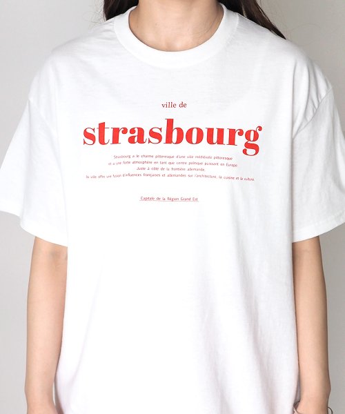 Riberry(リベリー)/【GILDAN】 strasbourgプリントTシャツ/img62