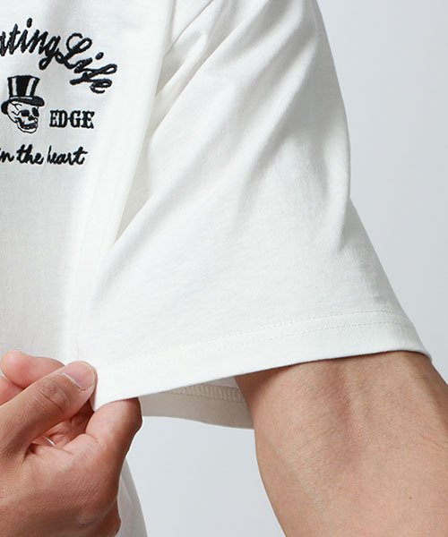 marukawa shonan(marukawa shonan)/【MRU/エムアールユー】コットン100％ ビリヤード ボウリング ルードロゴ刺繍 半袖Tシャツ/メンズ 半袖 トップス カジュアル Tシャツ 綿100 /img86