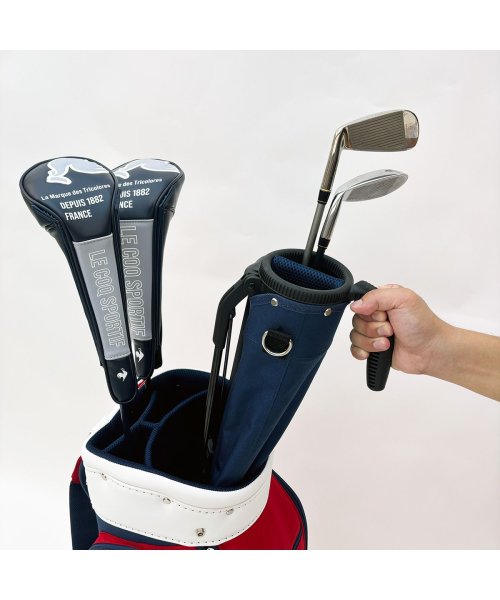 2in1 キャディバッグ(9型・セルフクラブケース内蔵、3.8kg/4分割/47インチ対応) 