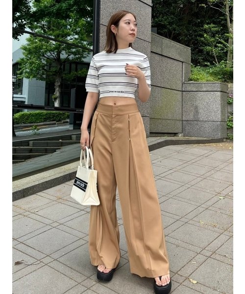 フロントタックフレアパンツ B1671664609(12870円)