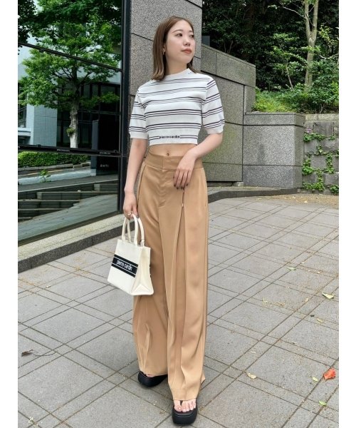 フロントタックフレアパンツ B1671664609(12870円)