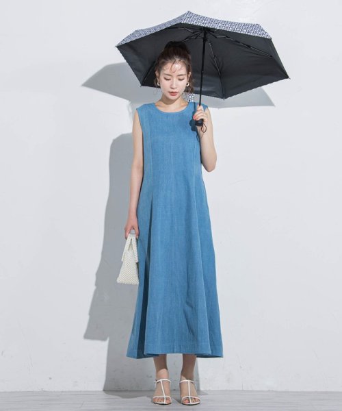 VICKY(ビッキー)/【オリジナル柄デザイン】晴雨兼用(UV99.9%カット)折り畳み傘/img01