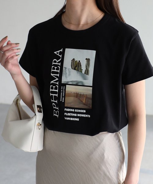 Riberry(リベリー)/EPHEMERAフォトコンパクトTシャツ/img24