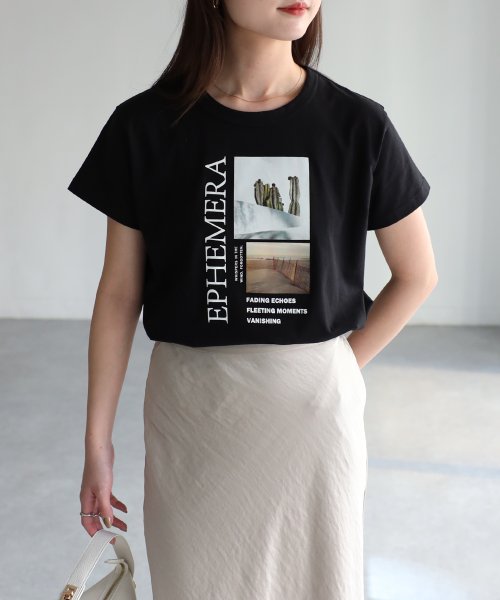 Riberry(リベリー)/EPHEMERAフォトコンパクトTシャツ/img35