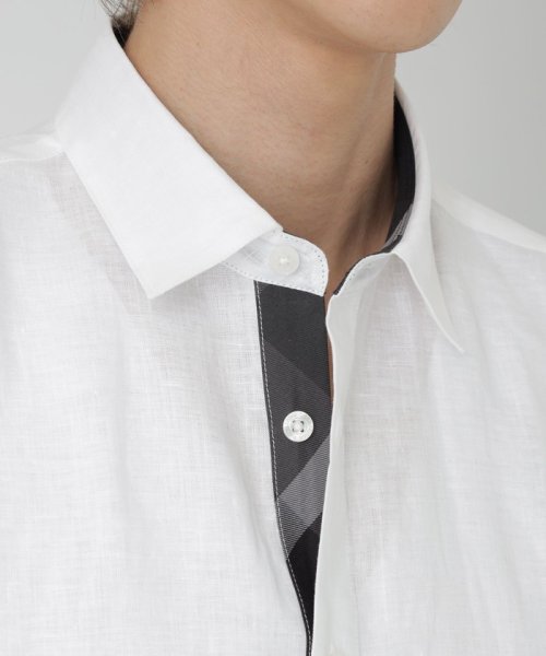 シャイニーリネンシャツ トップス シャツ・ブラウス NAN1654945416 (12650円)