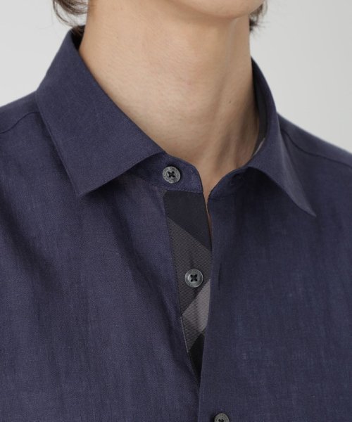 シャイニーリネンシャツ トップス シャツ・ブラウス NAN1654945416 (12650円)