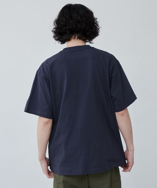 coen(coen)/【WEB限定】サガラ刺繍ロゴTシャツ/img17