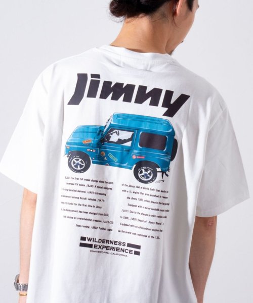 GLOSTER(GLOSTER)/【WILDERNESS EXPERIENCE×JIMNY】別注バックプリント Tシャツ/img09