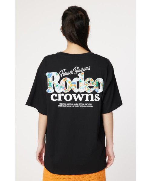 RODEO CROWNS WIDE BOWL(ロデオクラウンズワイドボウル)/パッチワークパターンアップリケ Tシャツ/img13