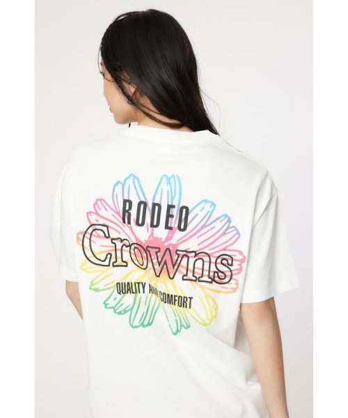 RODEO CROWNS WIDE BOWL(ロデオクラウンズワイドボウル)/SUMMER FLOWER Tシャツ/img03