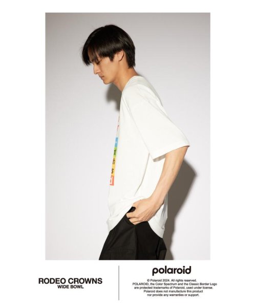 RODEO CROWNS WIDE BOWL(ロデオクラウンズワイドボウル)/Polaroid ボックスロゴTシャツ/img02
