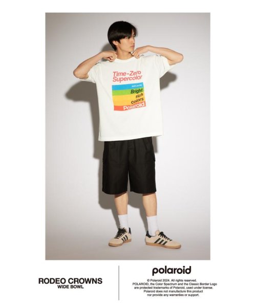 RODEO CROWNS WIDE BOWL(ロデオクラウンズワイドボウル)/Polaroid ボックスロゴTシャツ/img04