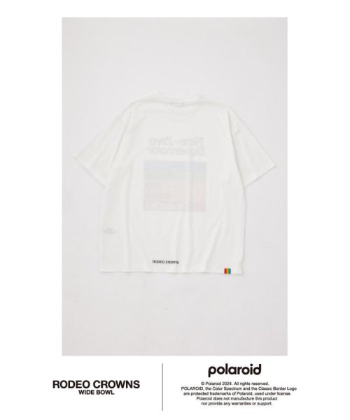 RODEO CROWNS WIDE BOWL(ロデオクラウンズワイドボウル)/Polaroid ボックスロゴTシャツ/img07